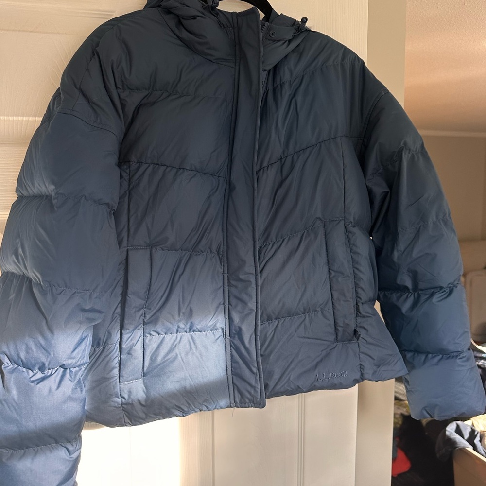 L.L. Bean Navy Puffer Jacket